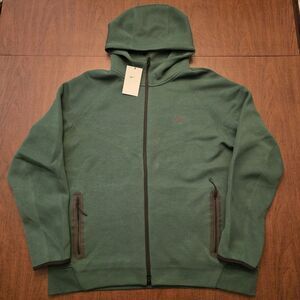 Nike Tech Fleece Windrunner Green Full Zip Hoodie FQ1883-341 Men's Size XXL